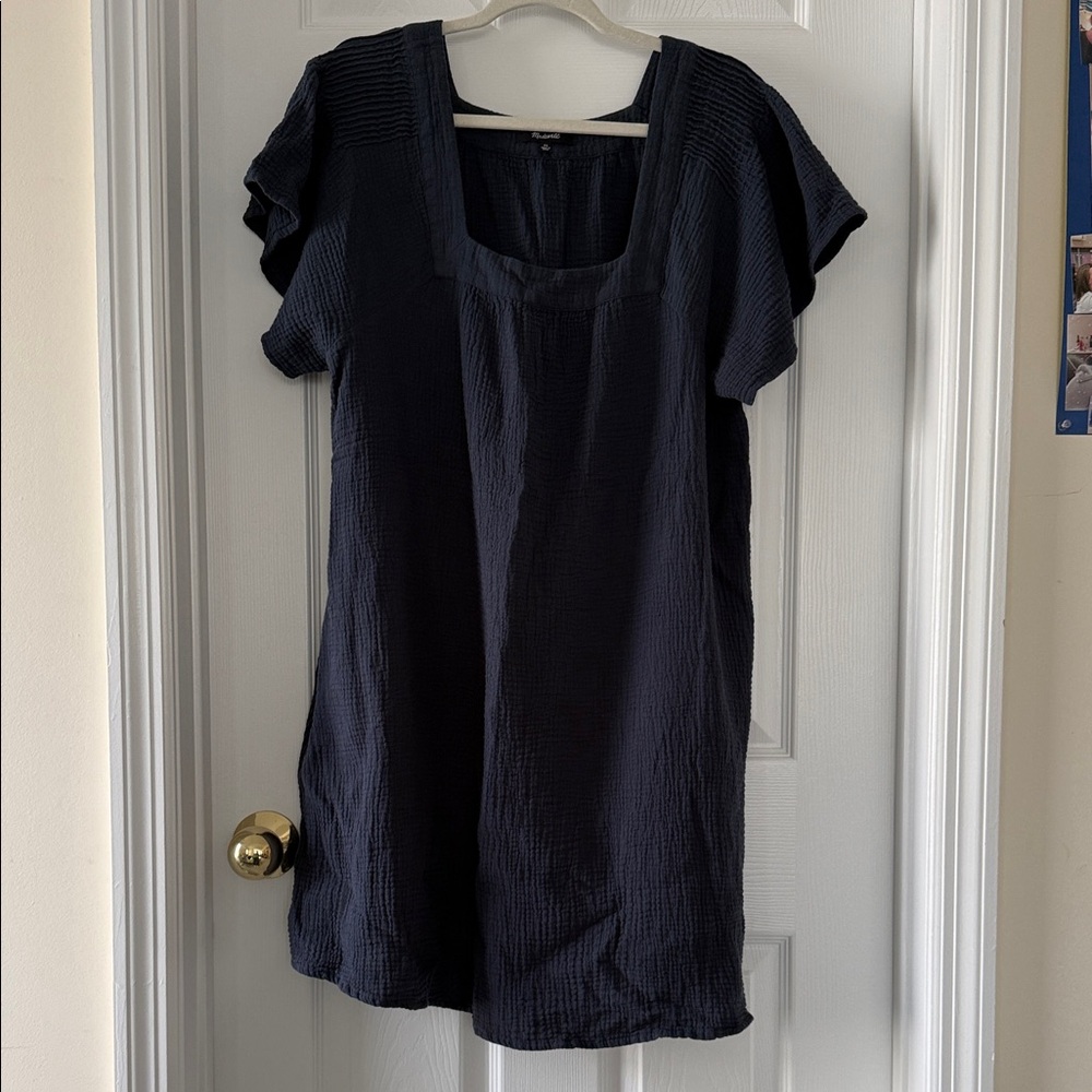 Madewell Navy Midi Dress